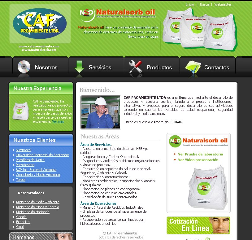 Miniatura del proyecto CAF Proambiente Ltda